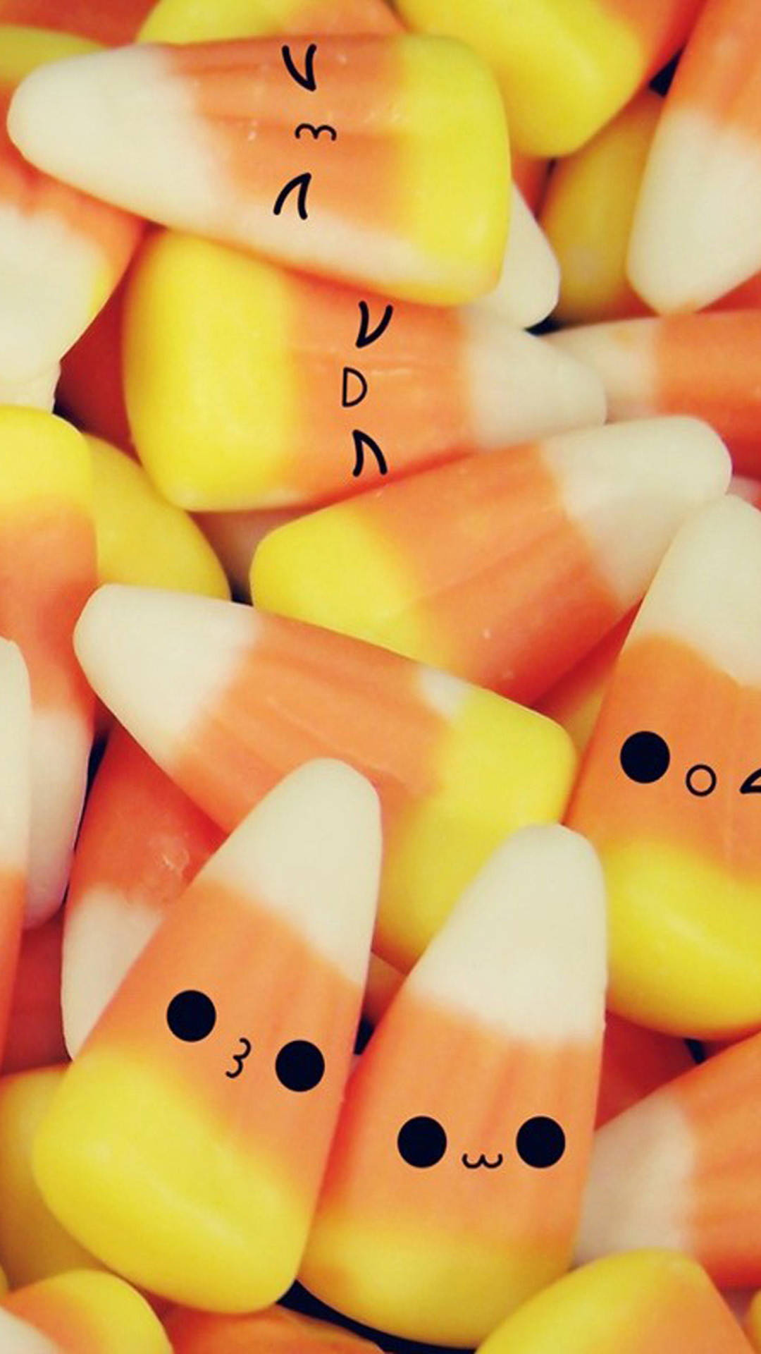 Aesthetic Iphone X Candy Corn Wallpaper