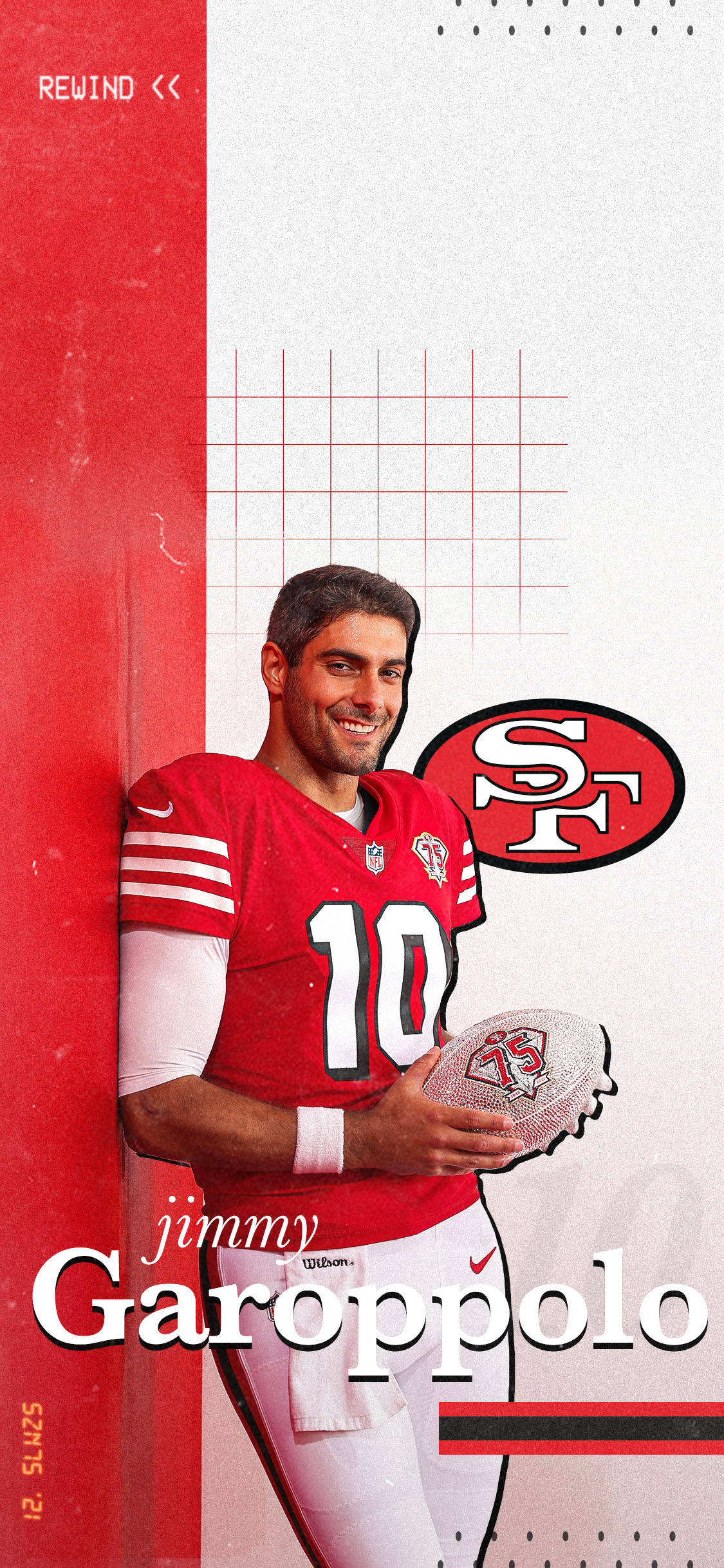 Aesthetic Jimmy Garoppolo 49ers Iphone Wallpaper