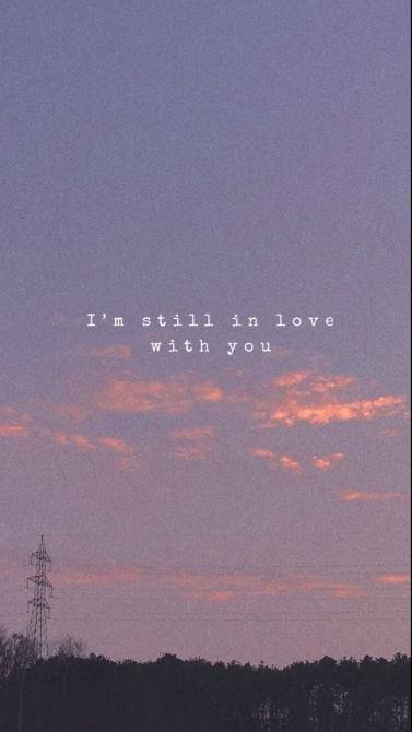 Aesthetic Love Sky And A Quote Wallpaper