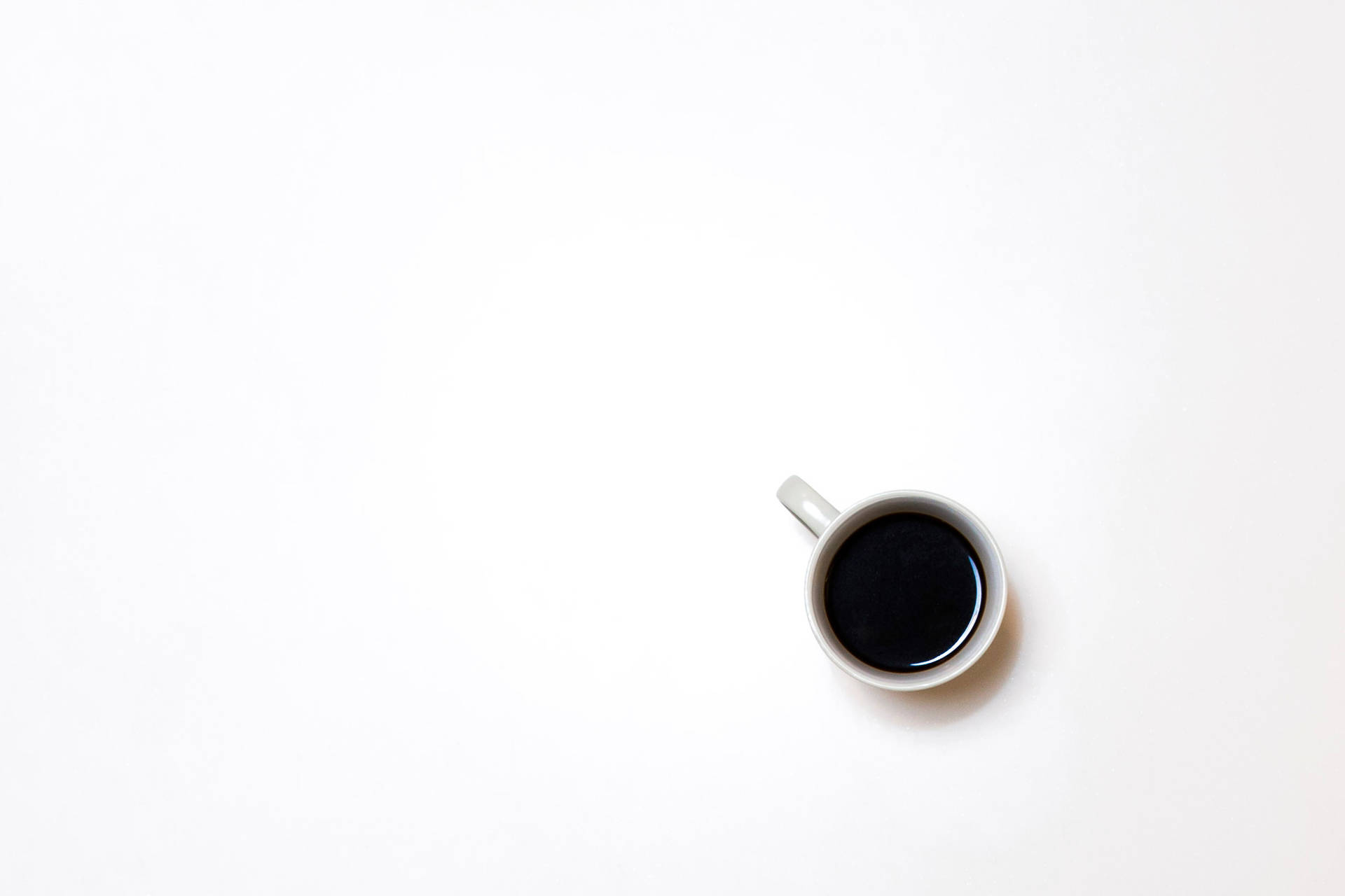 Aesthetic Minimalist Coffee Cup Wallpaper