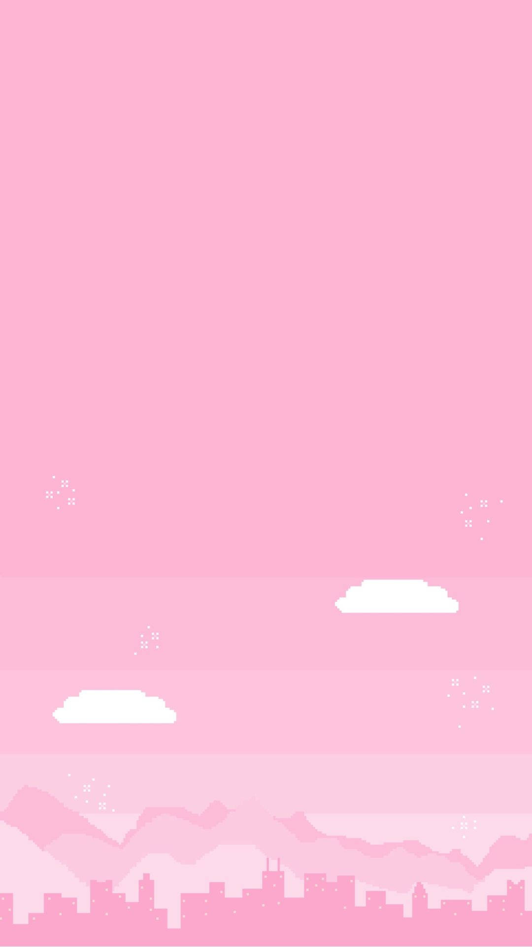 Aesthetic Pink Sky Wallpaper