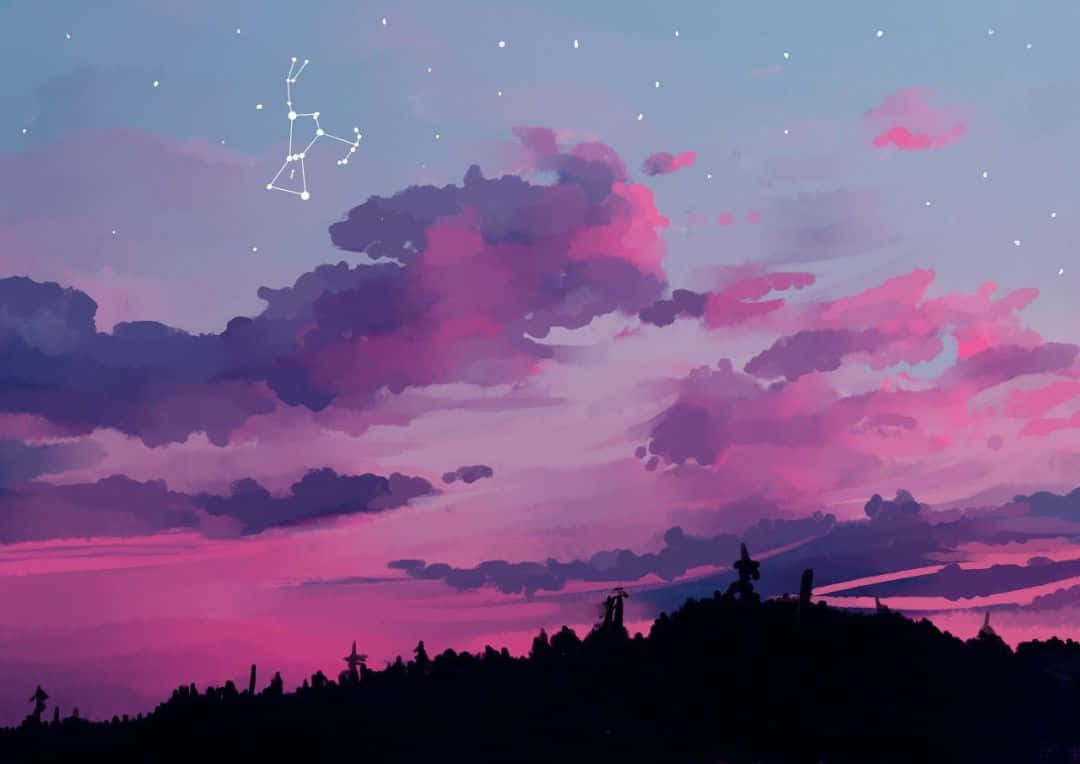 Aesthetic Star Laptop Orion Constellation Wallpaper