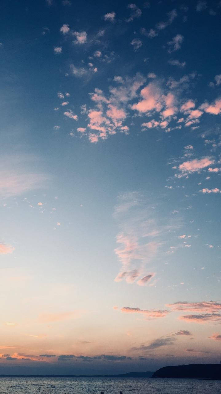 Aesthetic Tumblr Ocean Sky Wallpaper