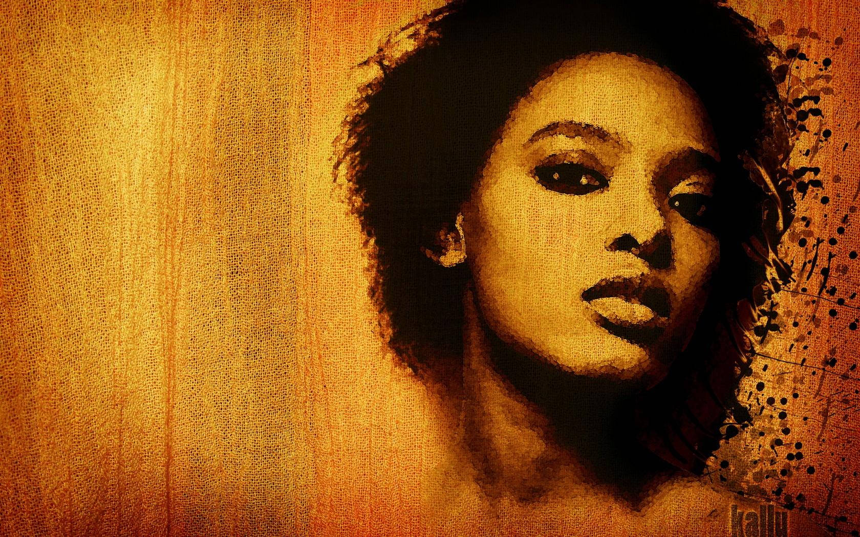 Afro Woman For Sexy Black Women Wallpaper