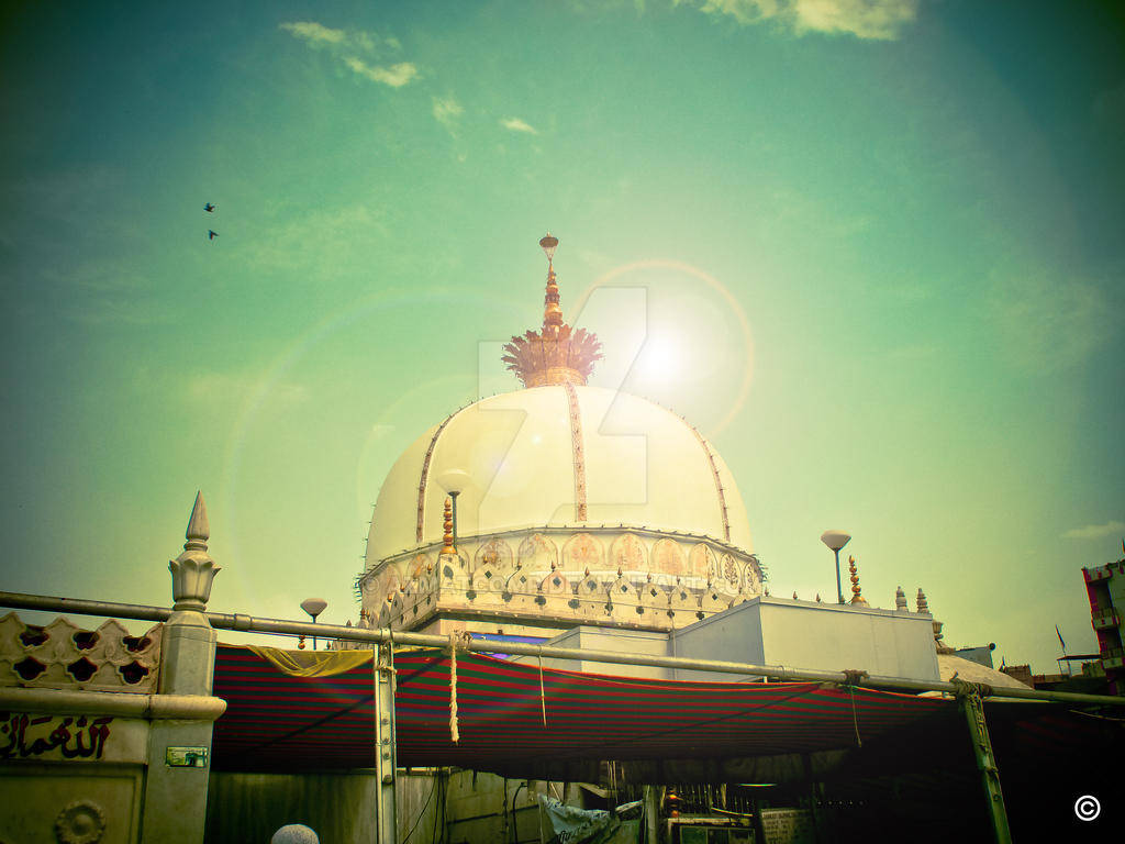 Ajmer Shrine Green Sun Wallpaper