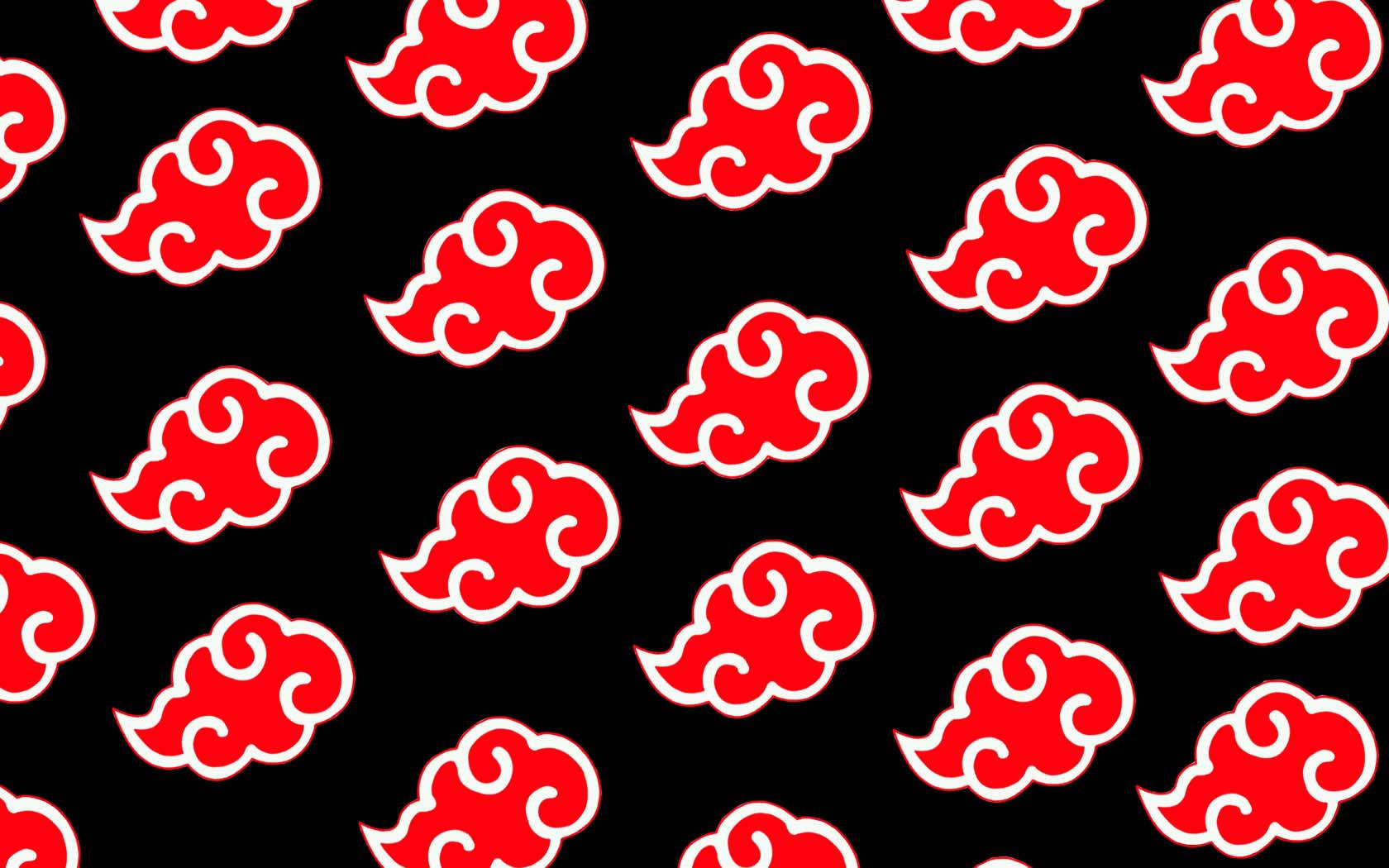 Akatsuki Cloud Iphone Pattern Wallpaper