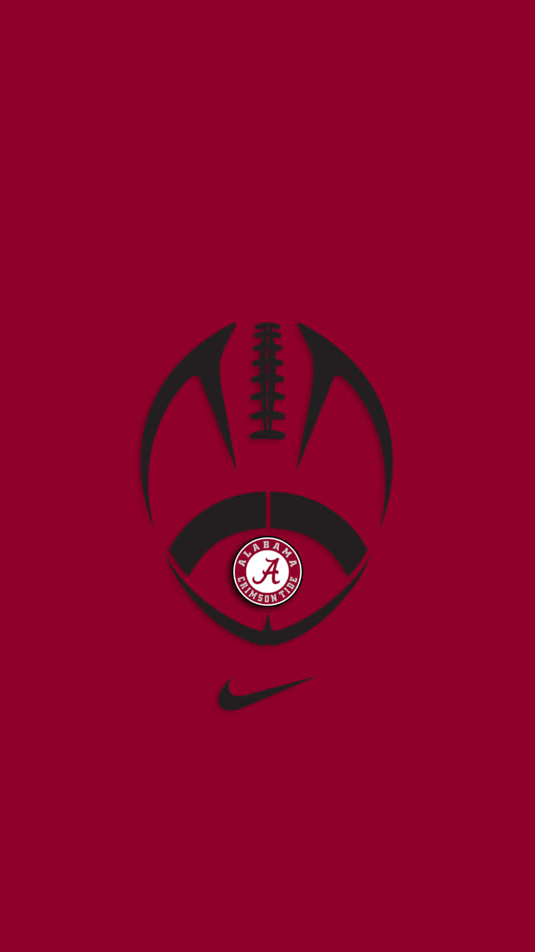 Alabama Football Crimson Tide Logo Vector Design Wallpaper