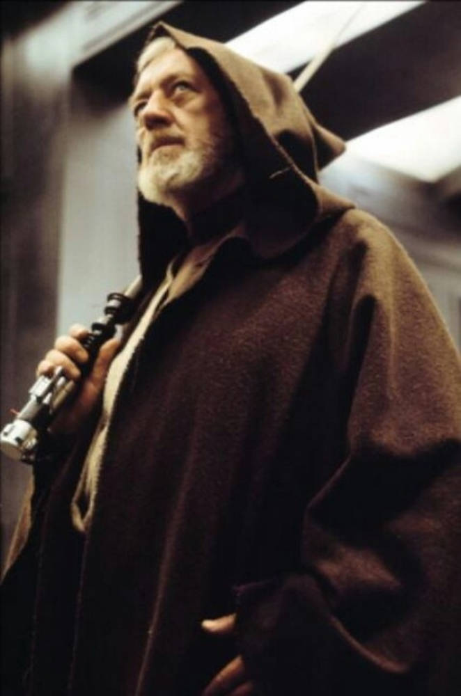 Alec Guinness In Starwars Film Wallpaper