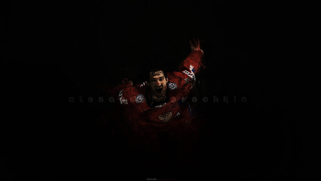 Alex Ovechkin Dark Fan Art Sinister Wallpaper