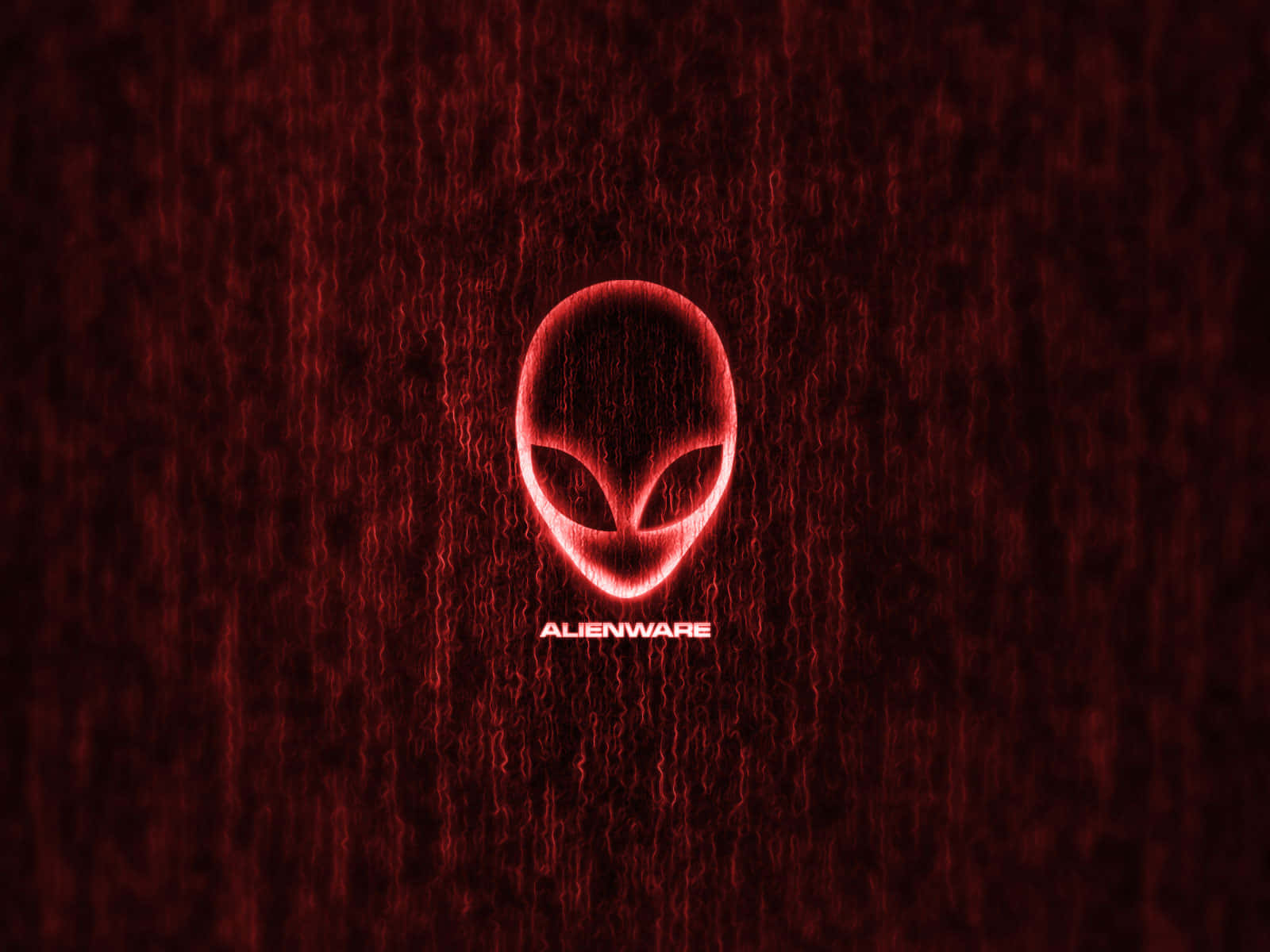 Alienware Red Glow Logo Wallpaper Wallpaper