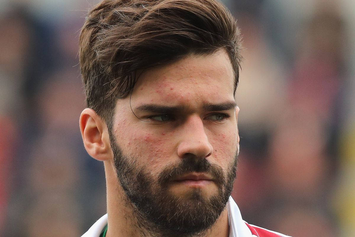 Alisson Becker Serious Face Wallpaper