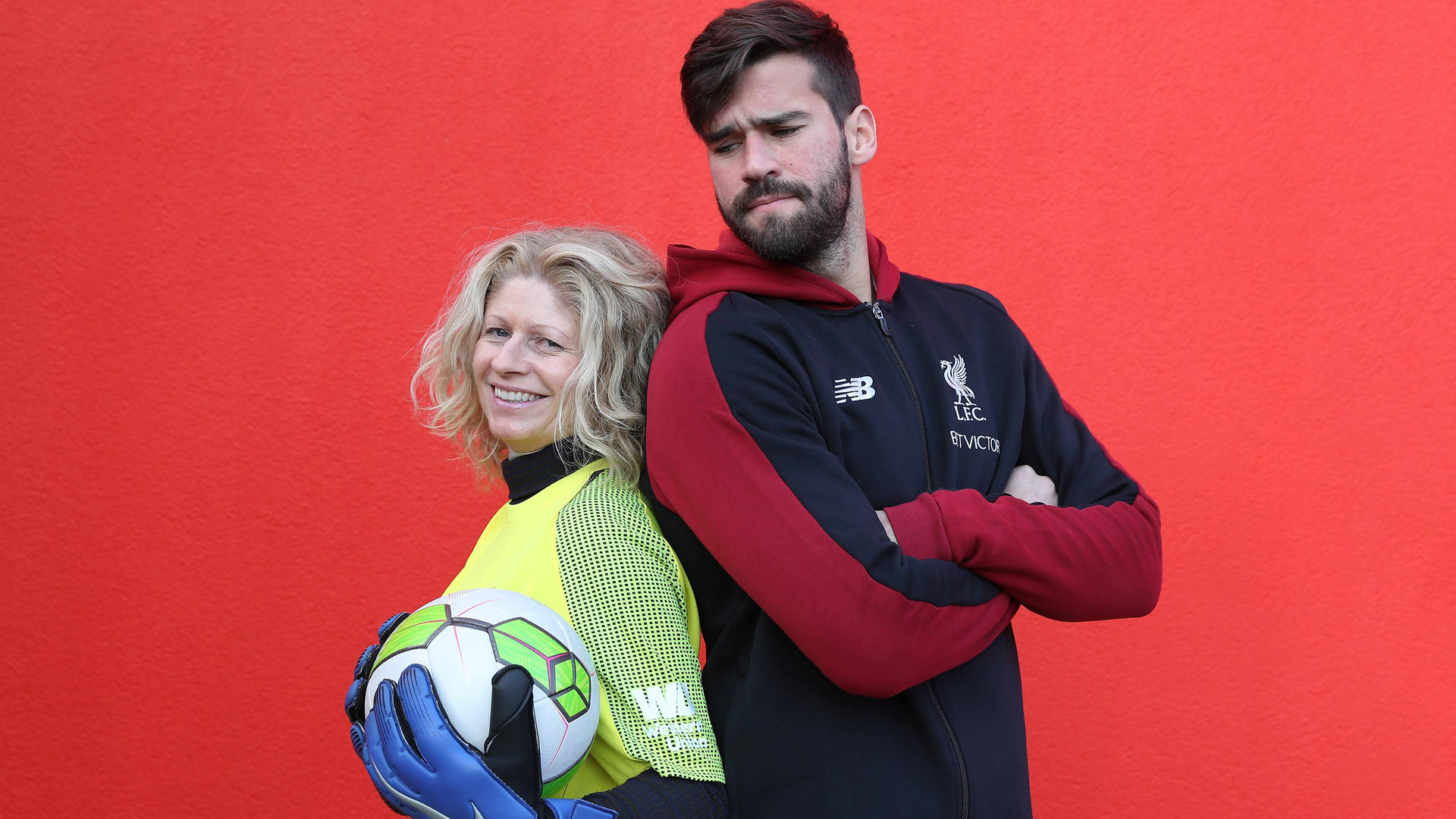 Alisson Becker With Alyson Rudd Wallpaper