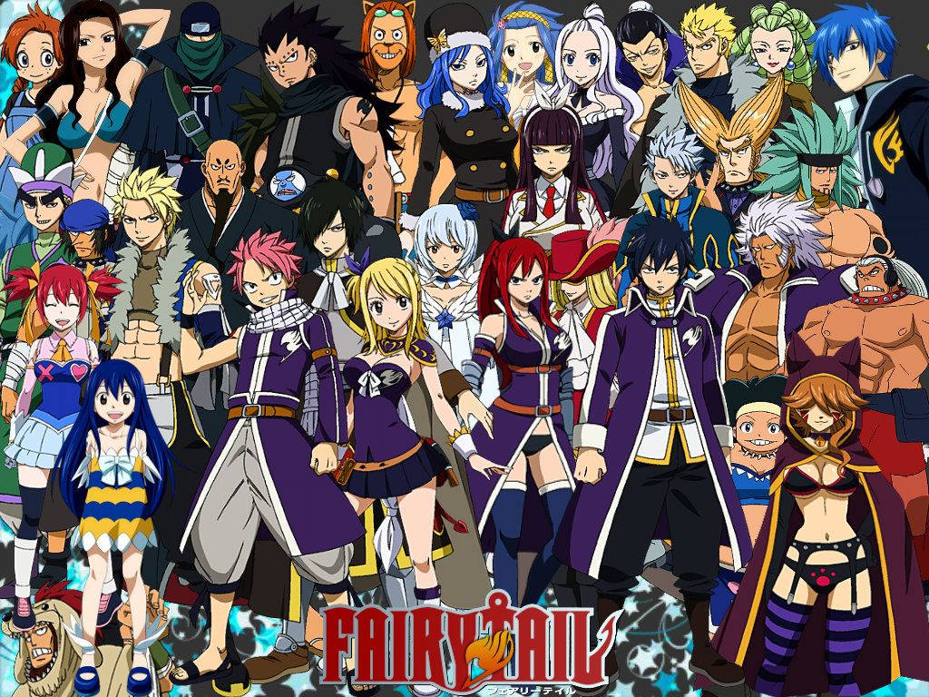 All Characters In Fairy Tail Wallpaper