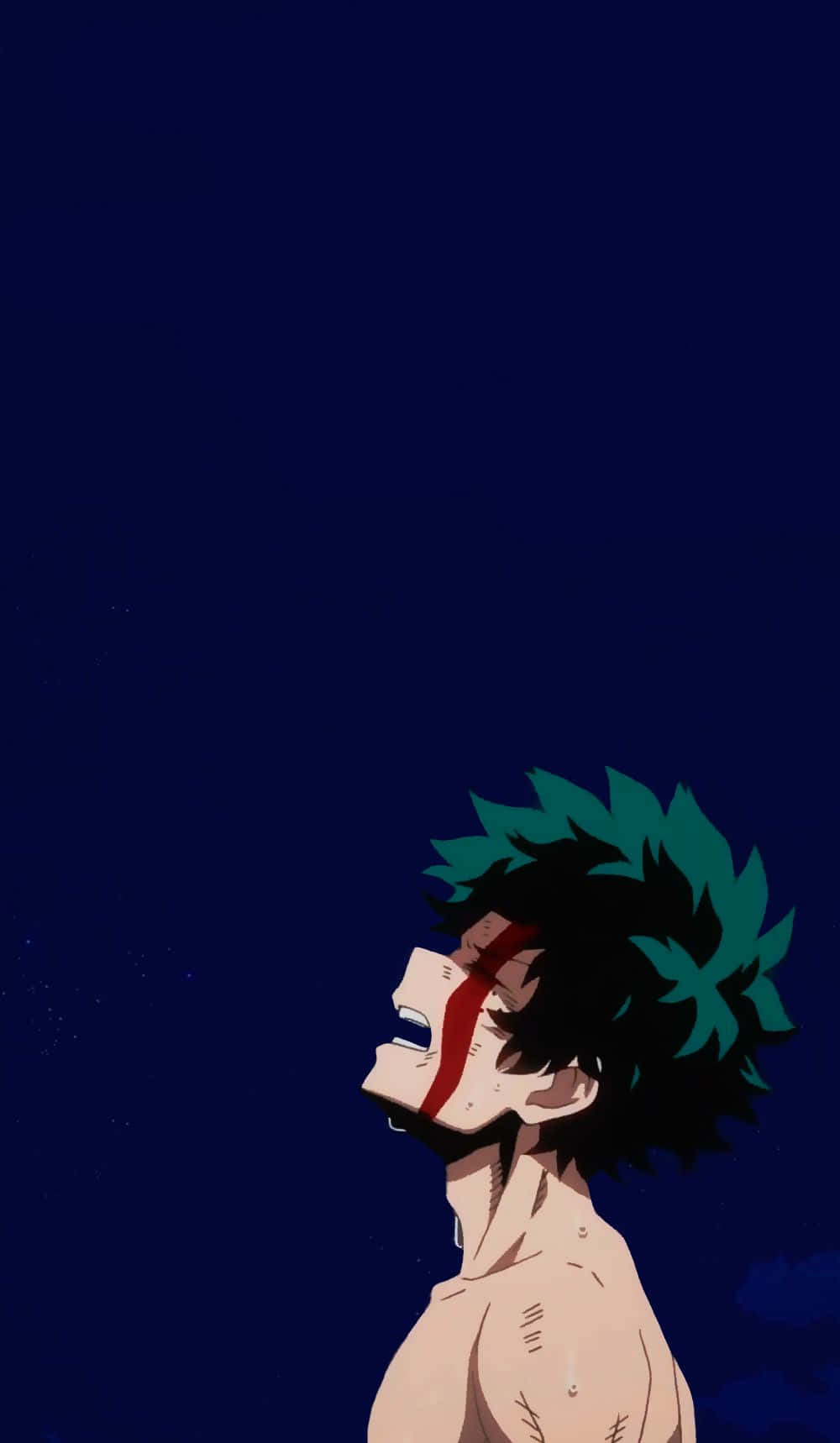 All Might Stands Before The Enigmatic Villain, Ready To Face Them In Combat. Wallpaper