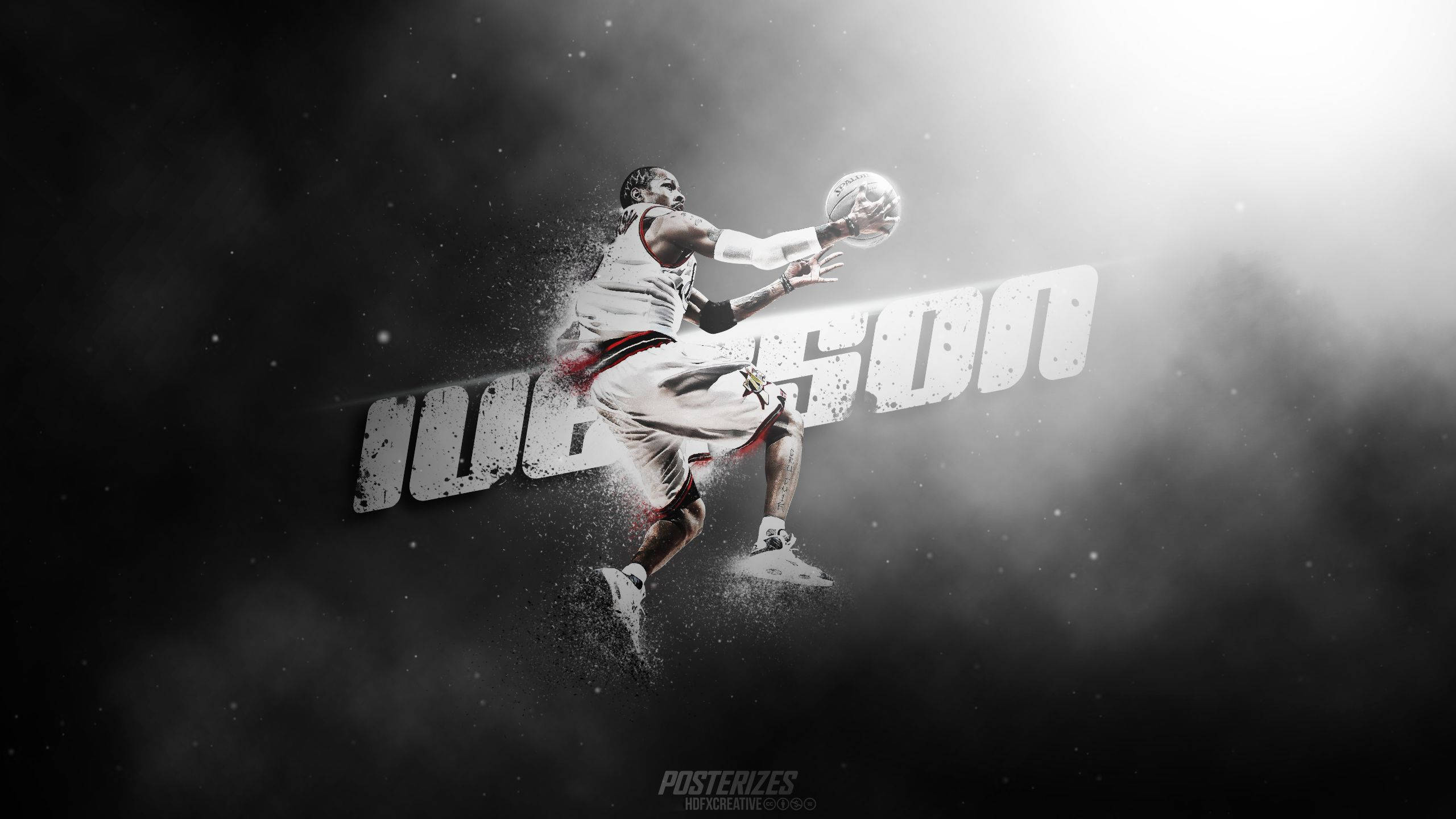 Allen Iverson Grayscale Graphic Wallpaper