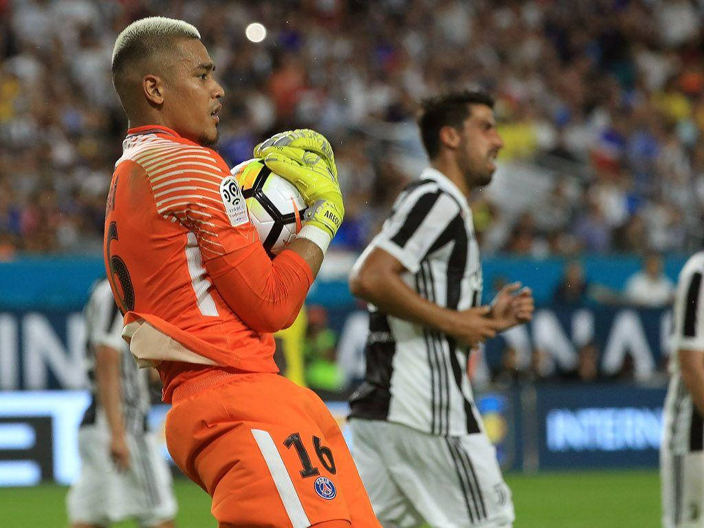 Alphonse Areola Holding A Ball Wallpaper