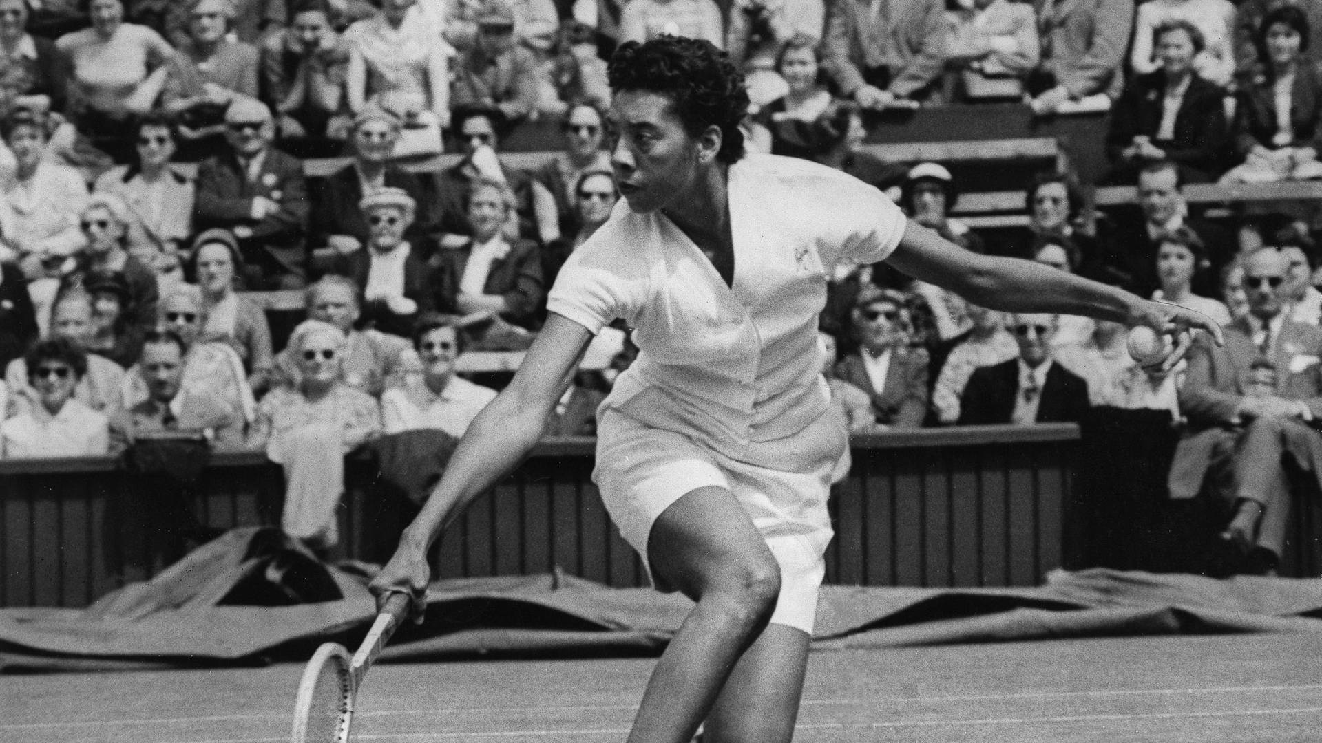 Althea Gibson Playing Tennis Wallpaper