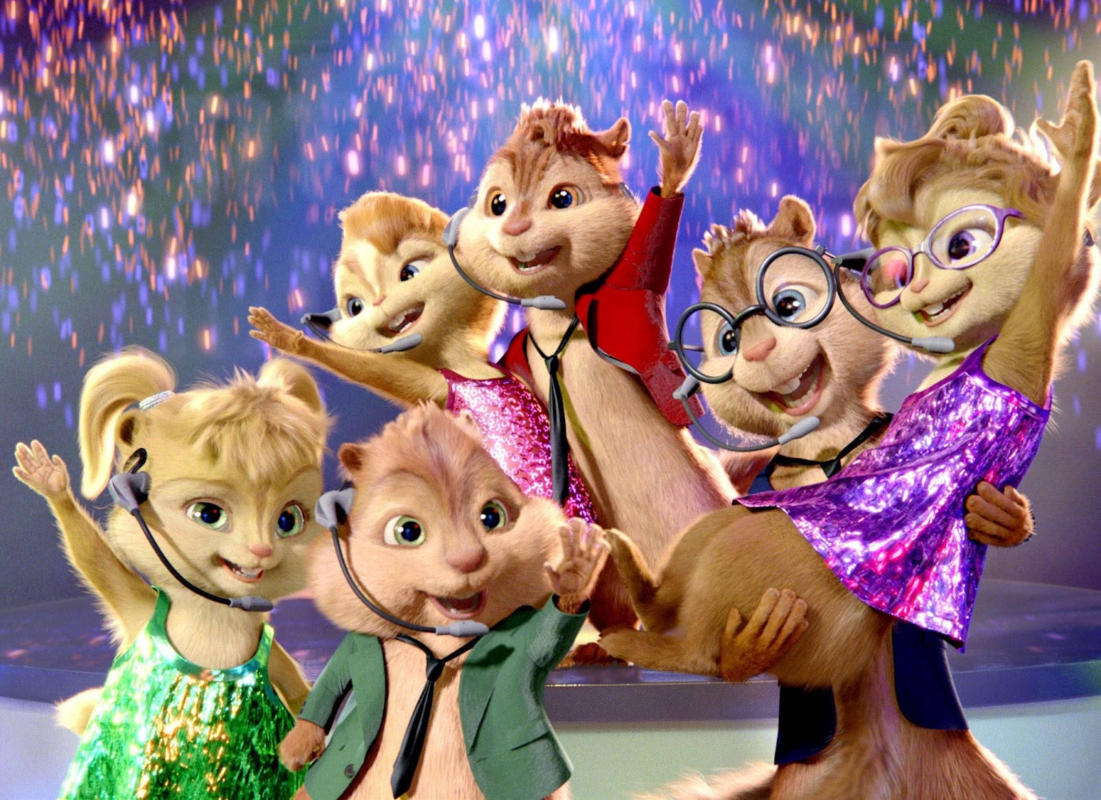 Alvin And The Chipmunks Concert Wallpaper