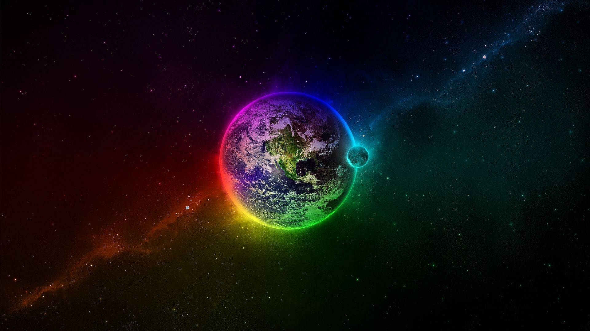 Amazing Vibrant Planet Earth Wallpaper