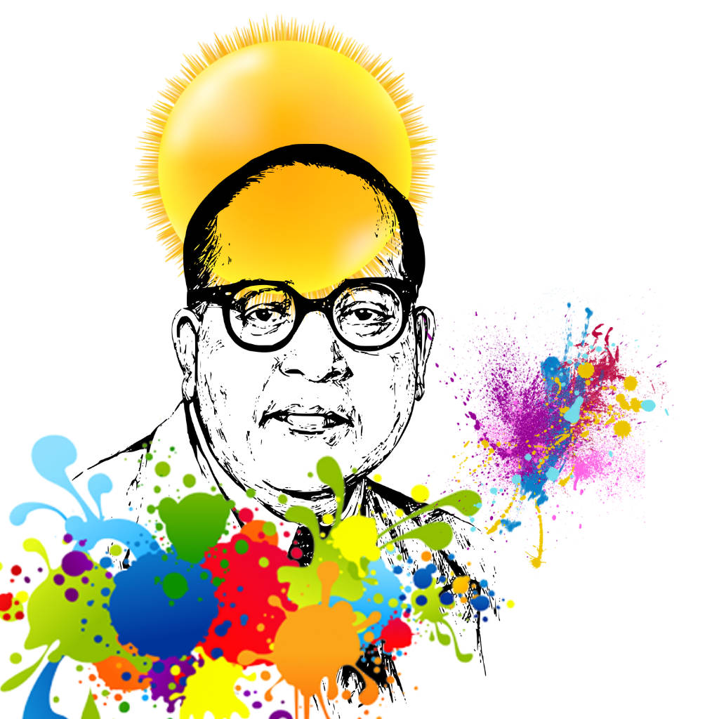 Ambedkar Artistic Creation Wallpaper