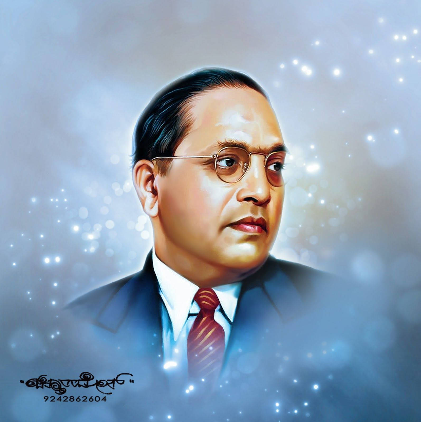 Ambedkar New Media Art Wallpaper