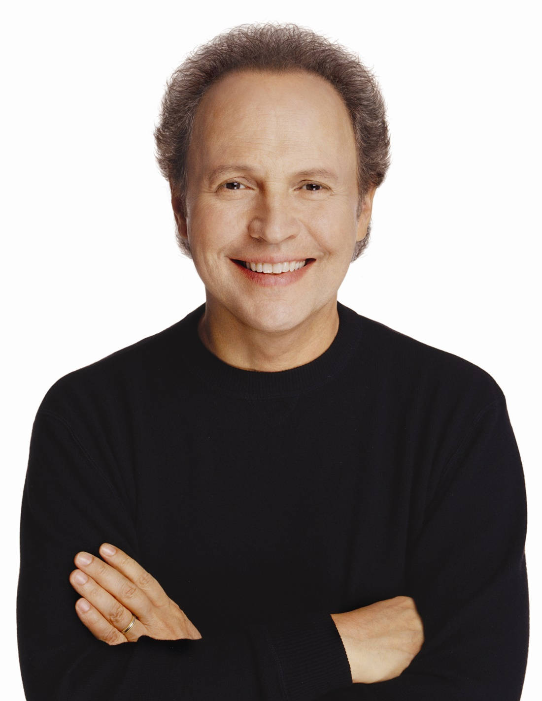 American Actor Billy Crystal Crossed Arms Portrait Wallpaper