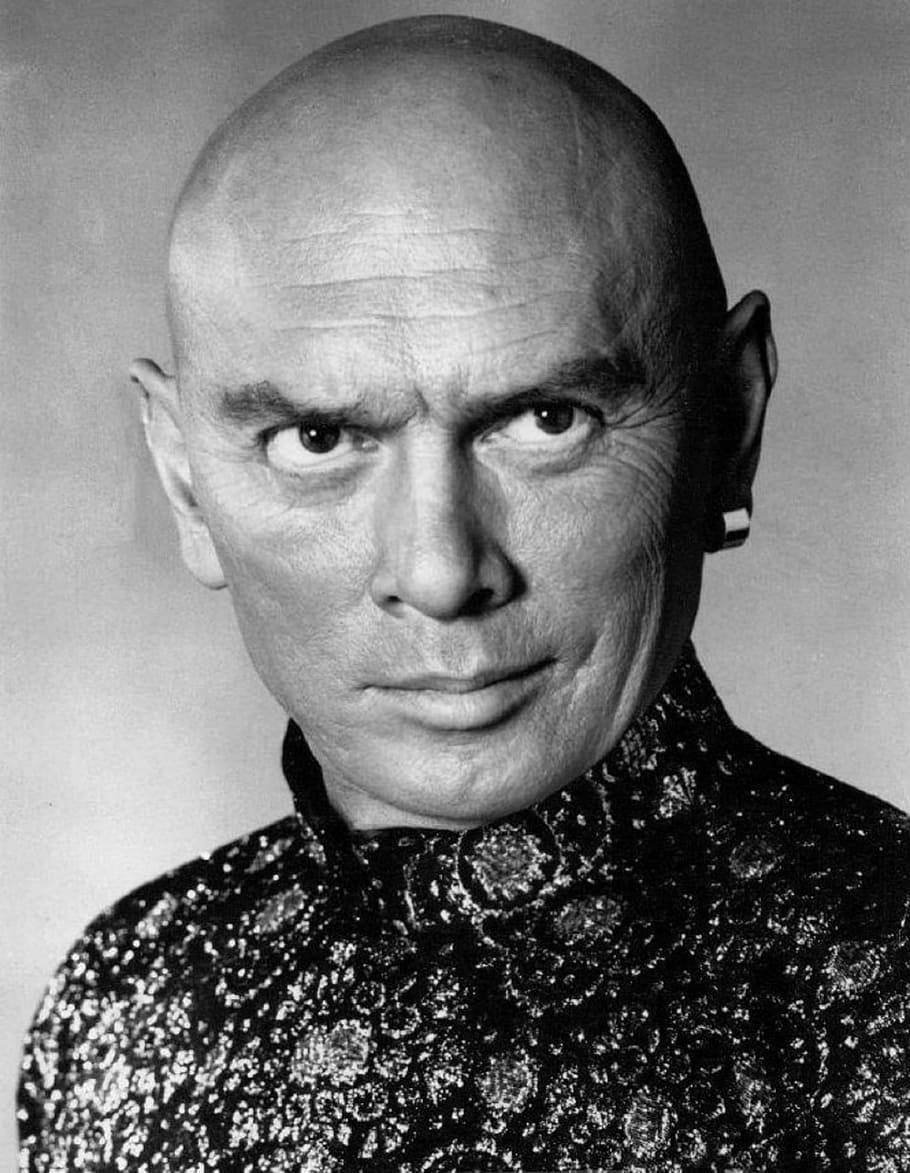 American Actor Yul Brynner 1972 Portrait Wallpaper