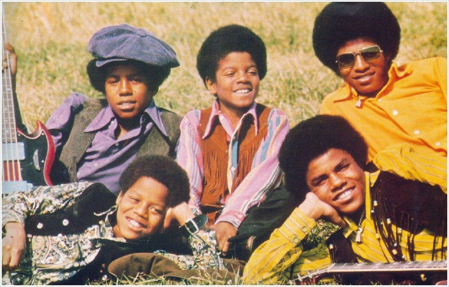 American Pop Band Jackson 5 1970 Darling Dear Promotional Portrait Wallpaper