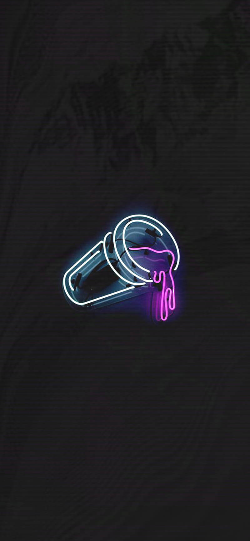 Amoled Android Neon Tumbler Wallpaper