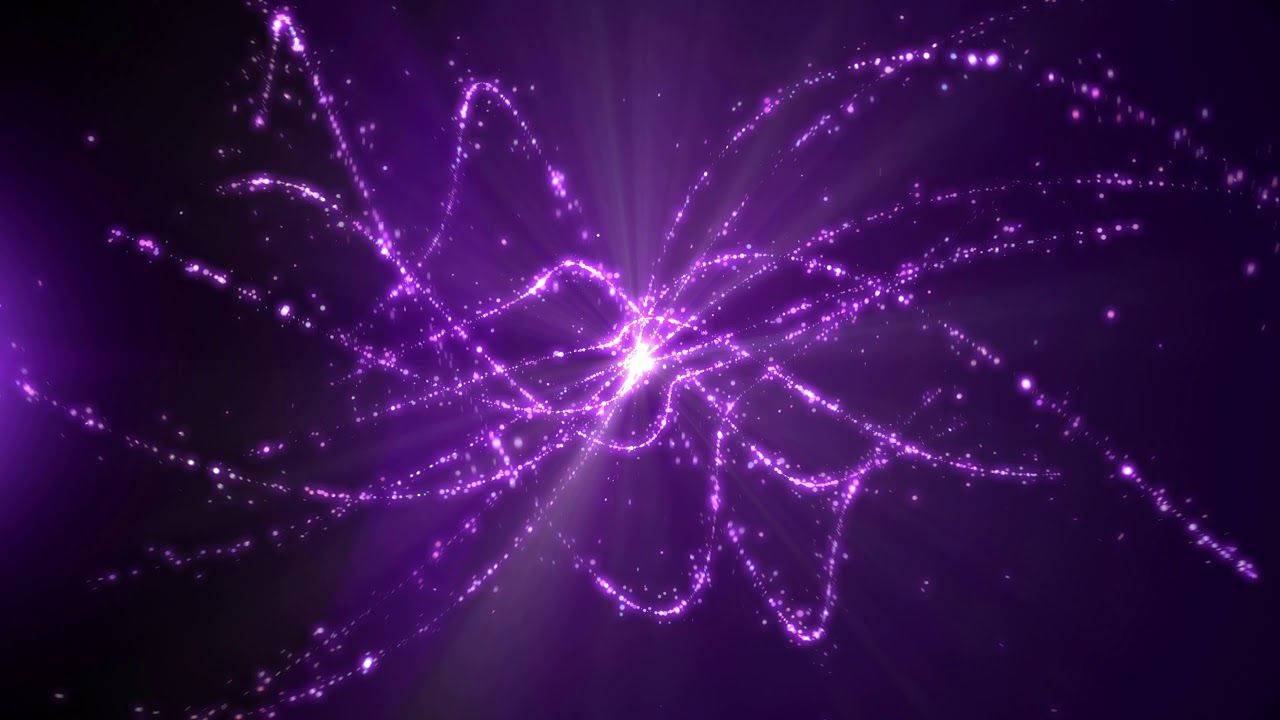 An Enticing Animation Of Purple Light Wallpaper