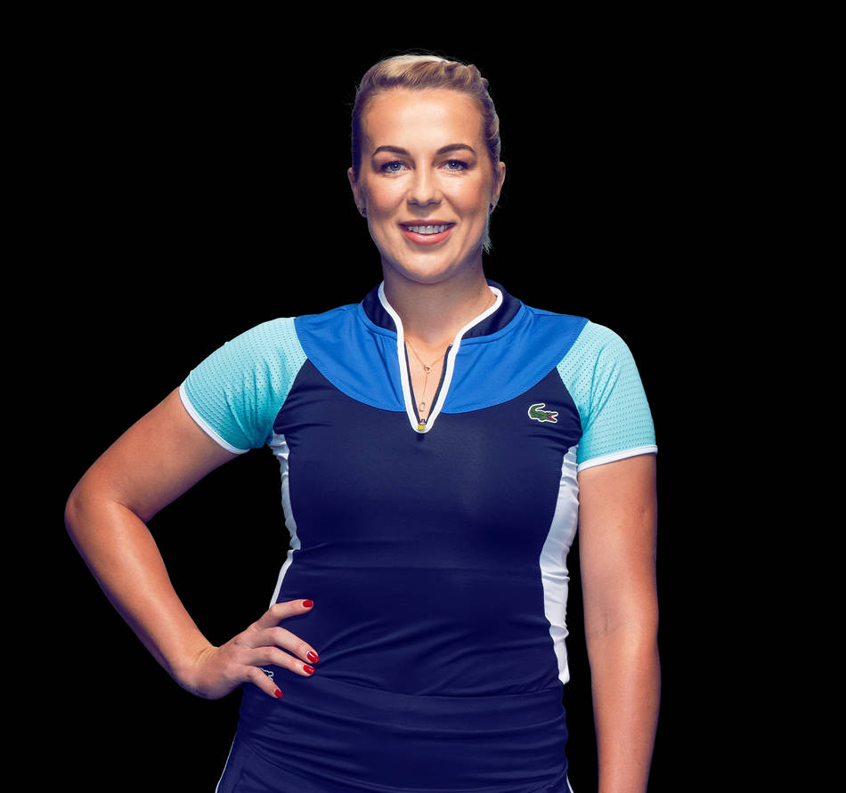 Anastasia Pavlyuchenkova Modeling For Lacoste Wallpaper