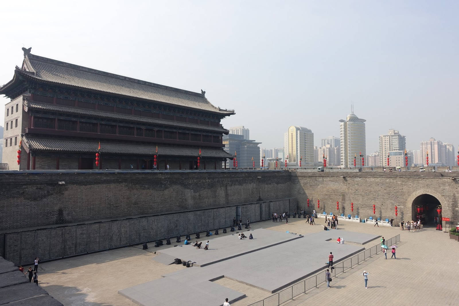 Ancient Chinese Castle In Xian Wallpaper