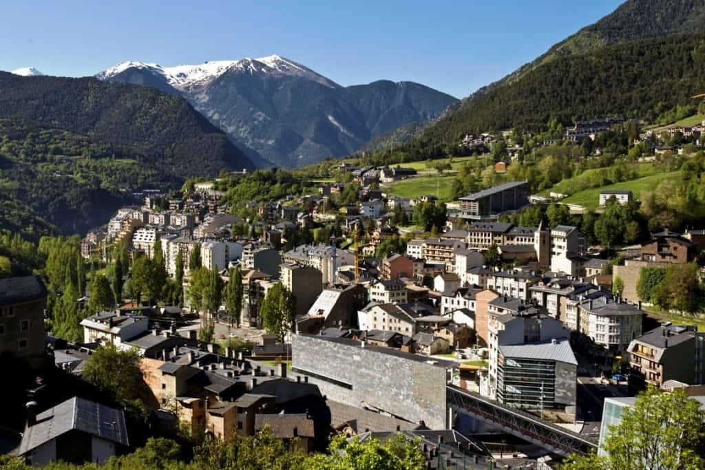 Andorra City Mountains Wallpaper