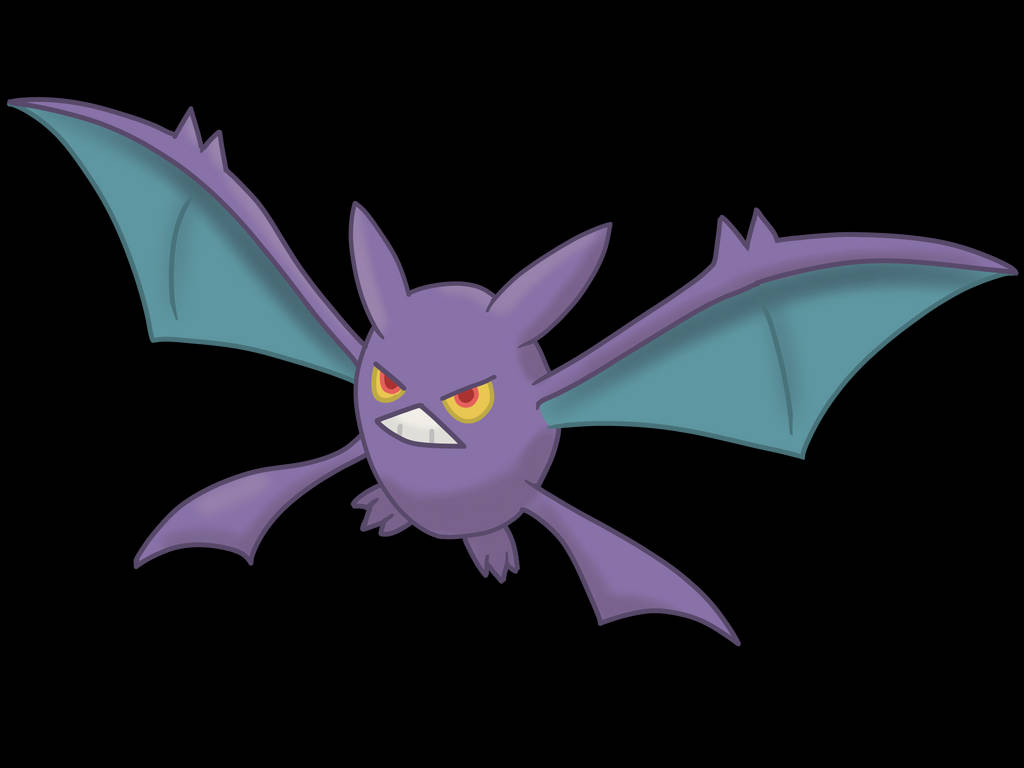 Angry Flying Pokémon Crobat Wallpaper