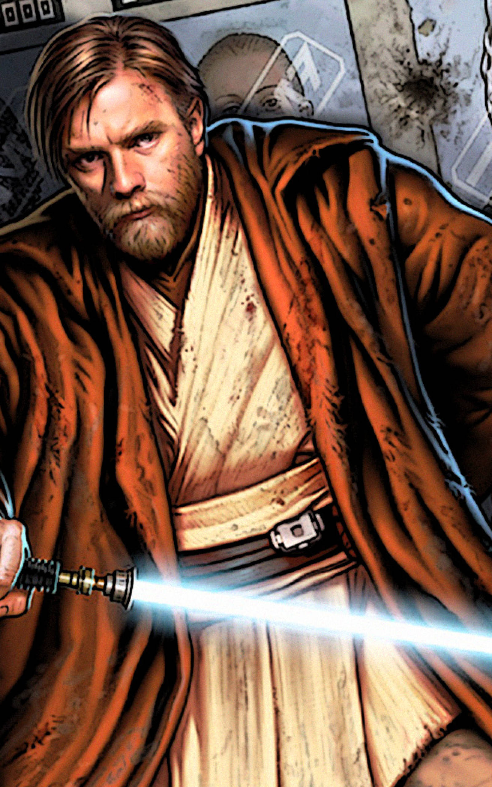 Animated Obi-wan Star Wars Tablet Wallpaper