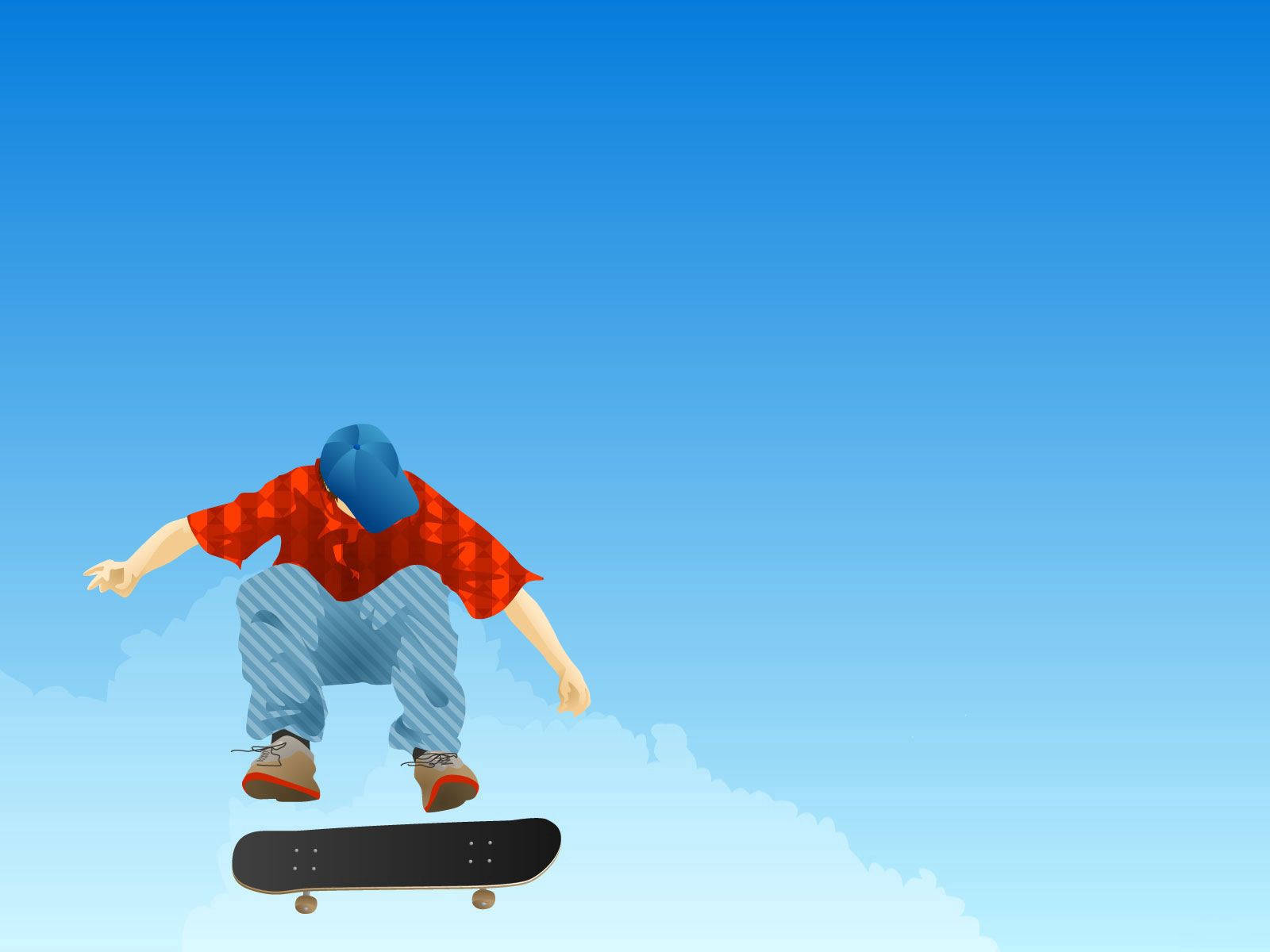 Animated Skater Boy Wallpaper
