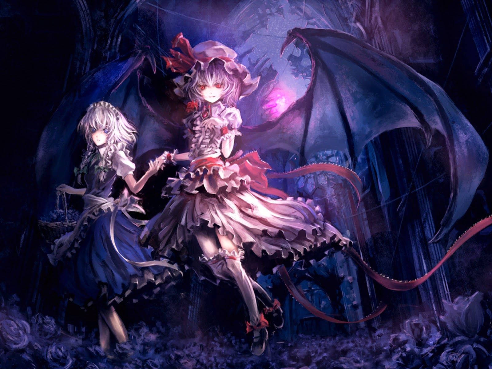 Anime Demon Touhou Project Wallpaper