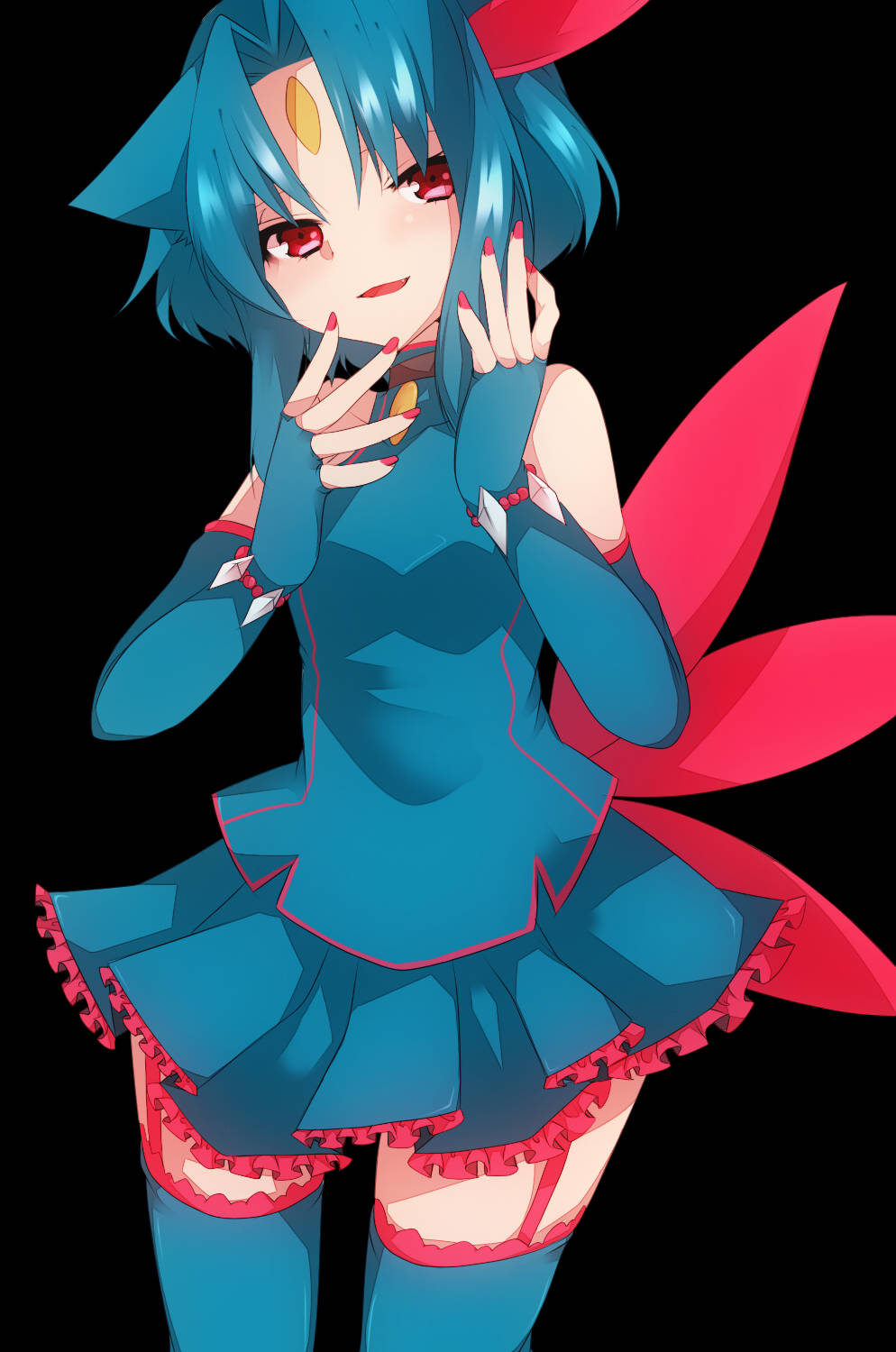 Anime Girl Dressed Like Sneasel Wallpaper