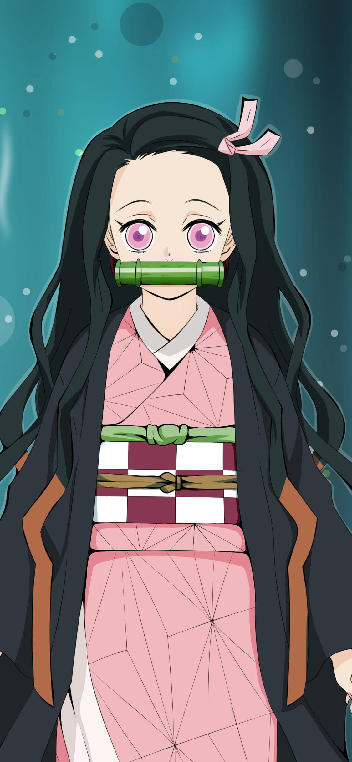 Anime Lock Screen Nezuko Kamado Wallpaper