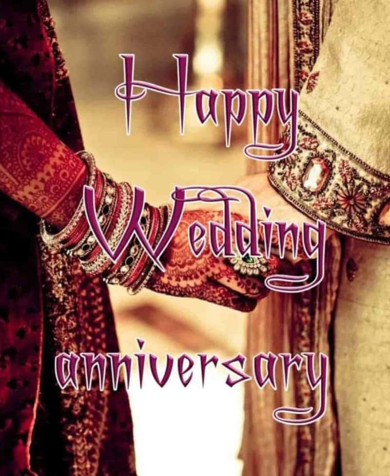 Anniversary Traditional Indian Couple Wallpaper