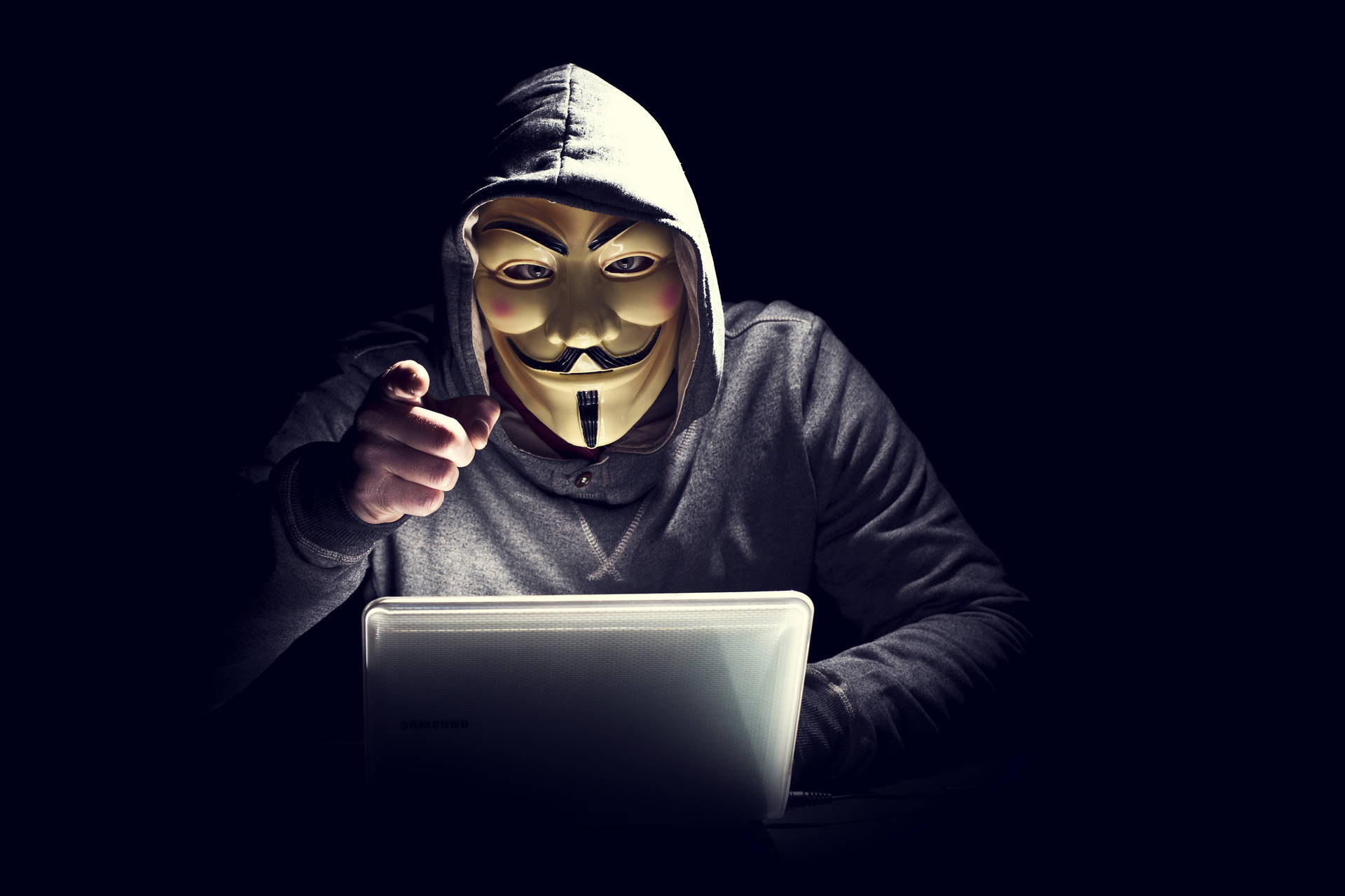 Anonymous Hacker Inspired Desktop 4k Wallpaper