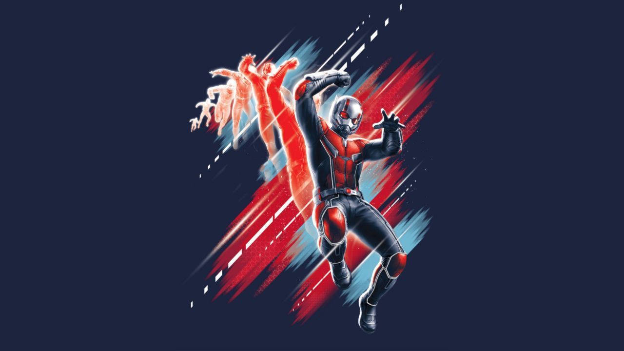 Ant Man In Vector Wallpaper