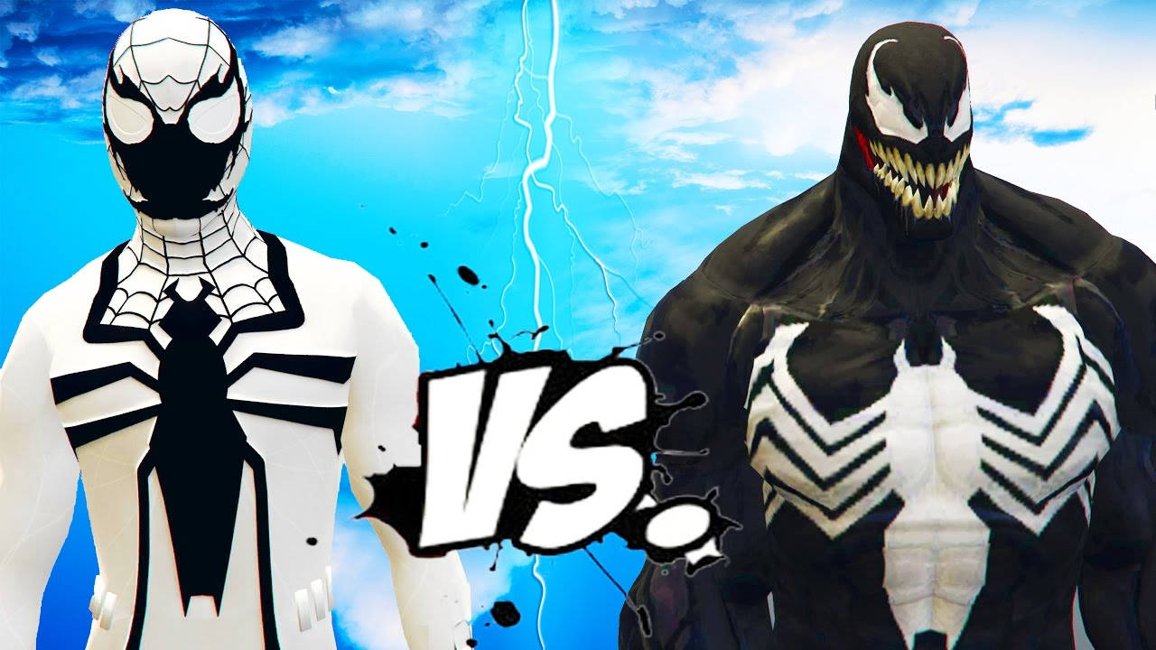 Anti Venom And Venom Face Off Wallpaper