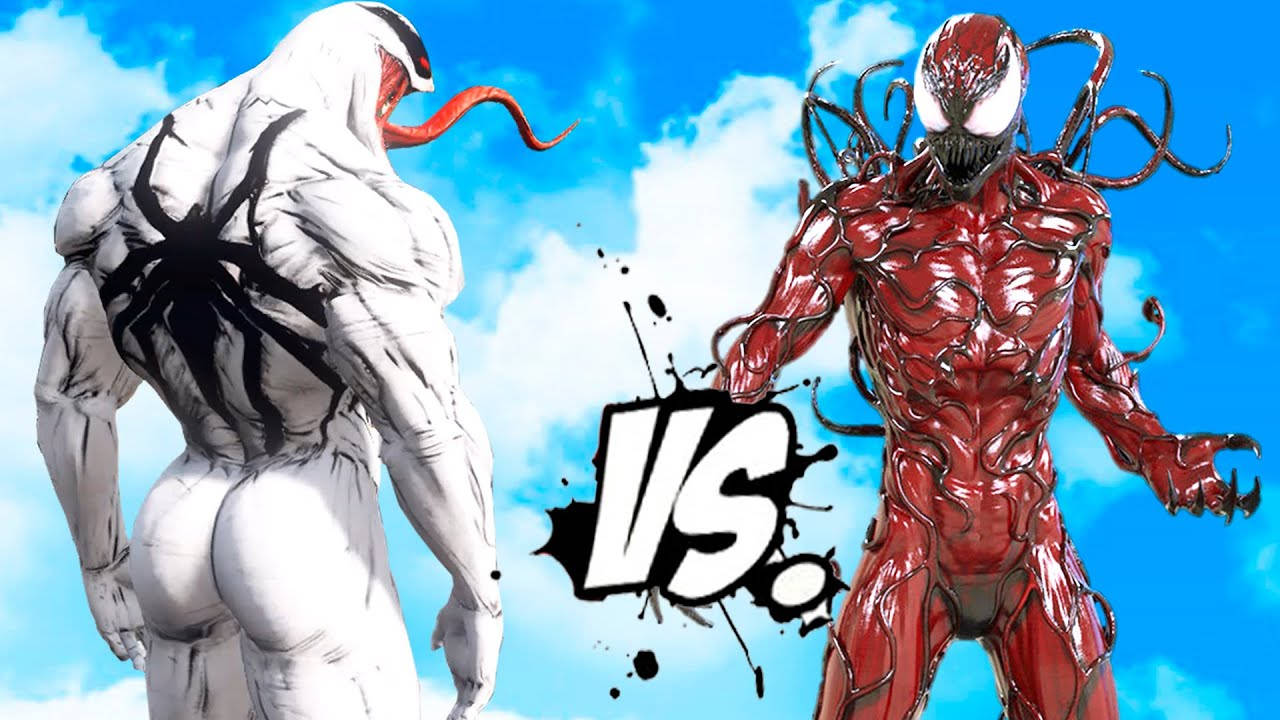 Anti Venom Carnage Face-off Wallpaper