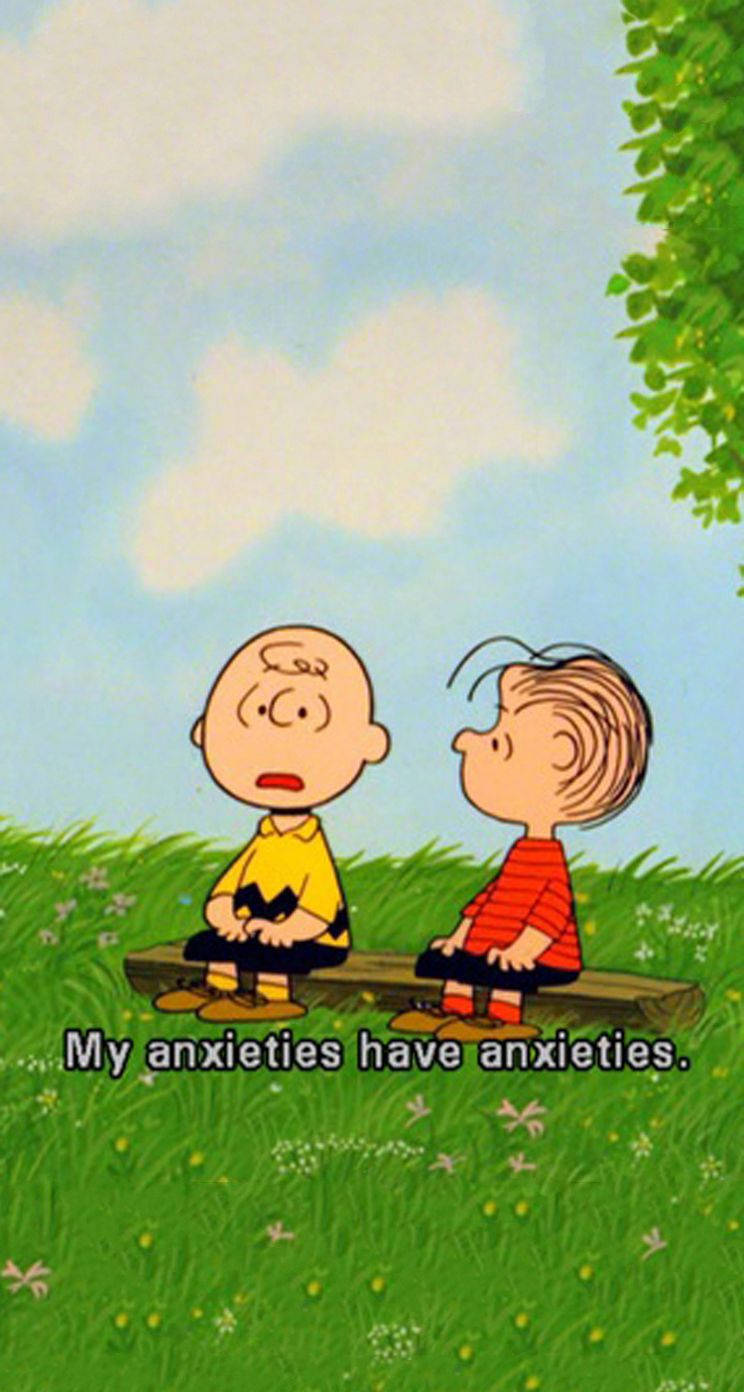 Anxious Charlie Brown Wallpaper
