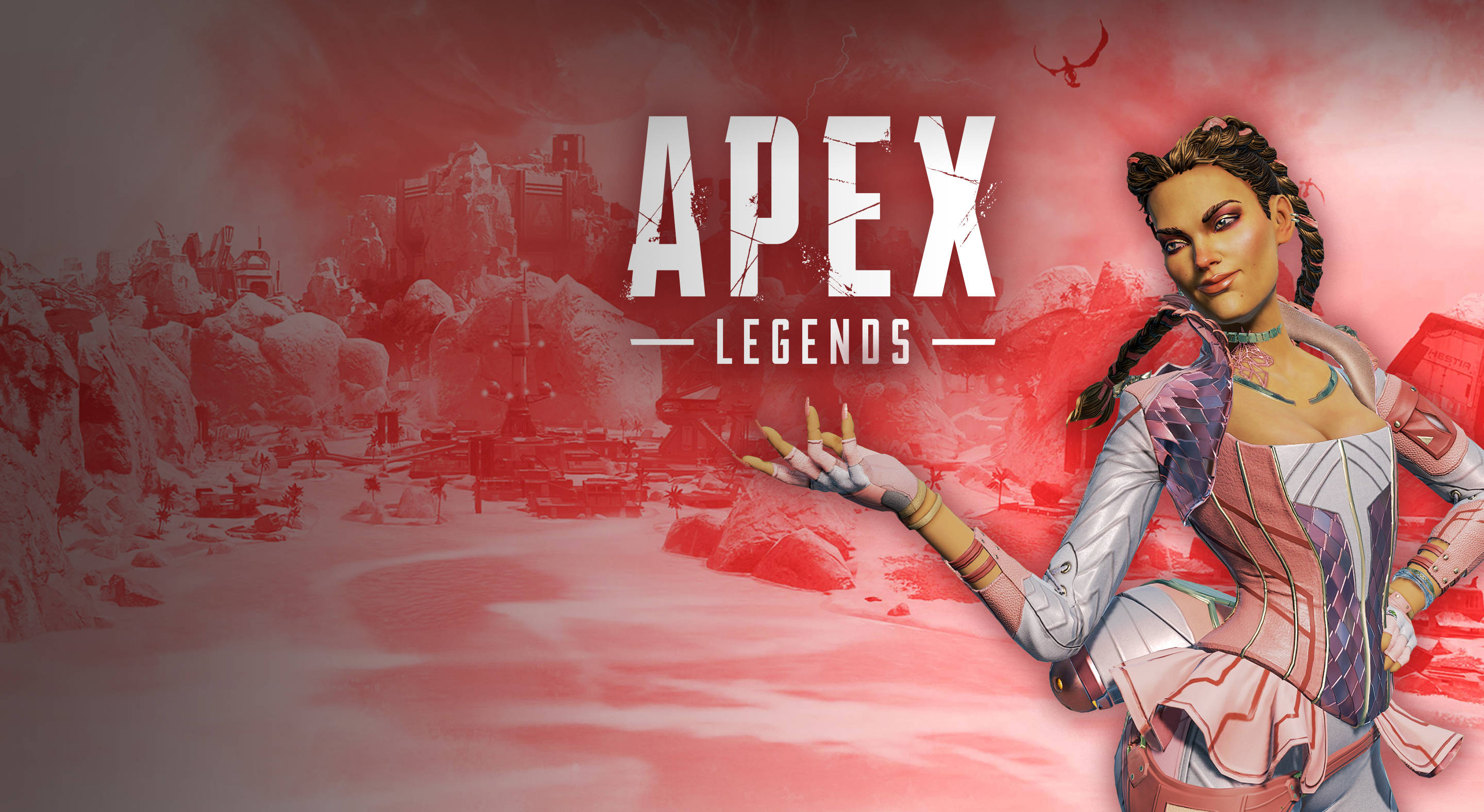 Apex Legends Loba Flamingo Skin Wallpaper