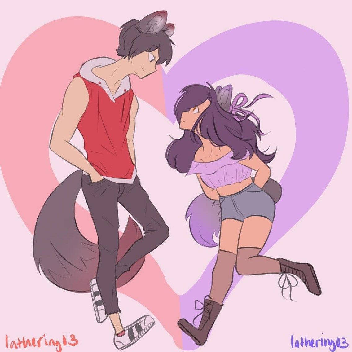 Aphmau And Aaron Dance Wallpaper