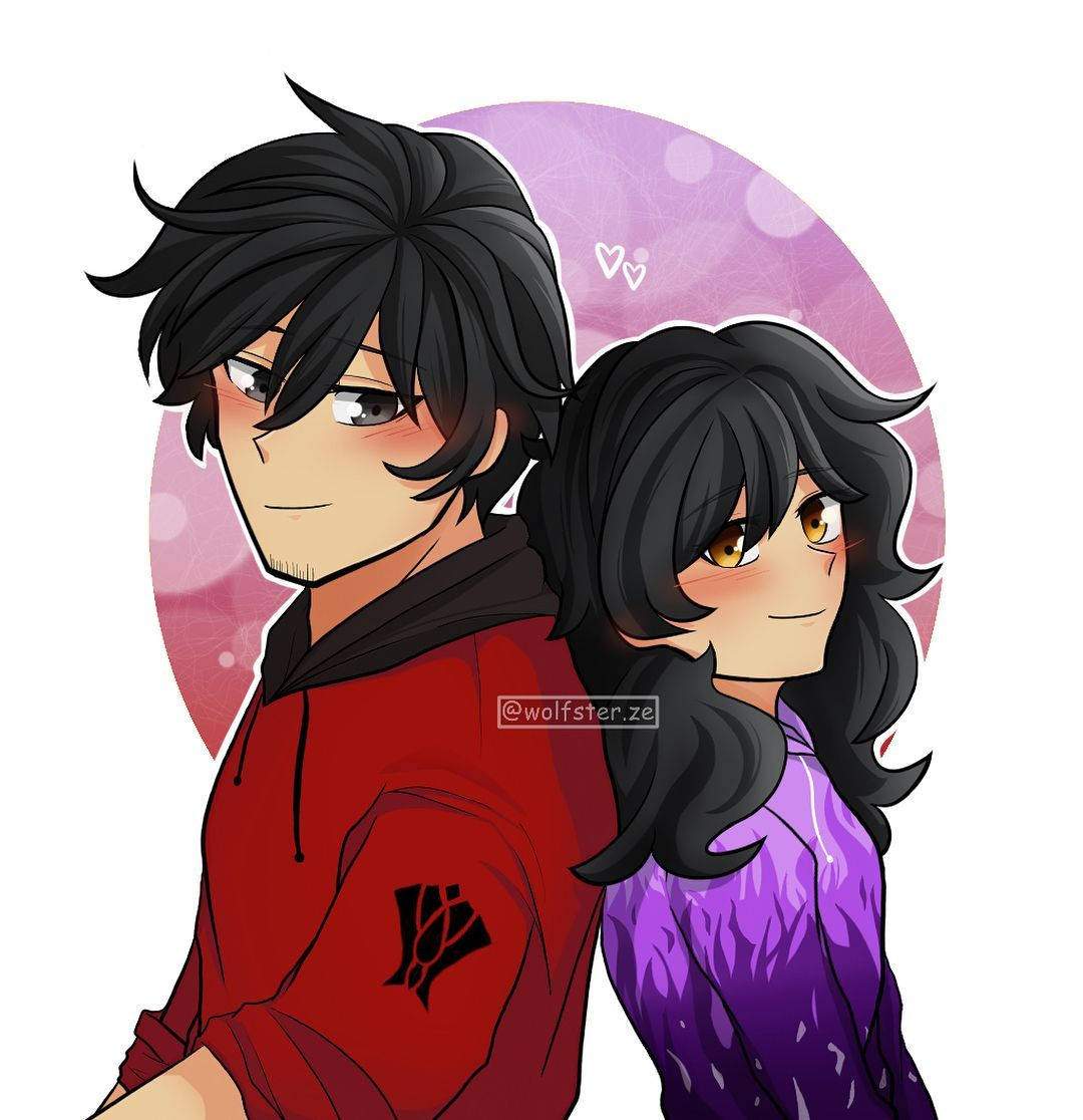 Aphmau Sweet Couple Wallpaper