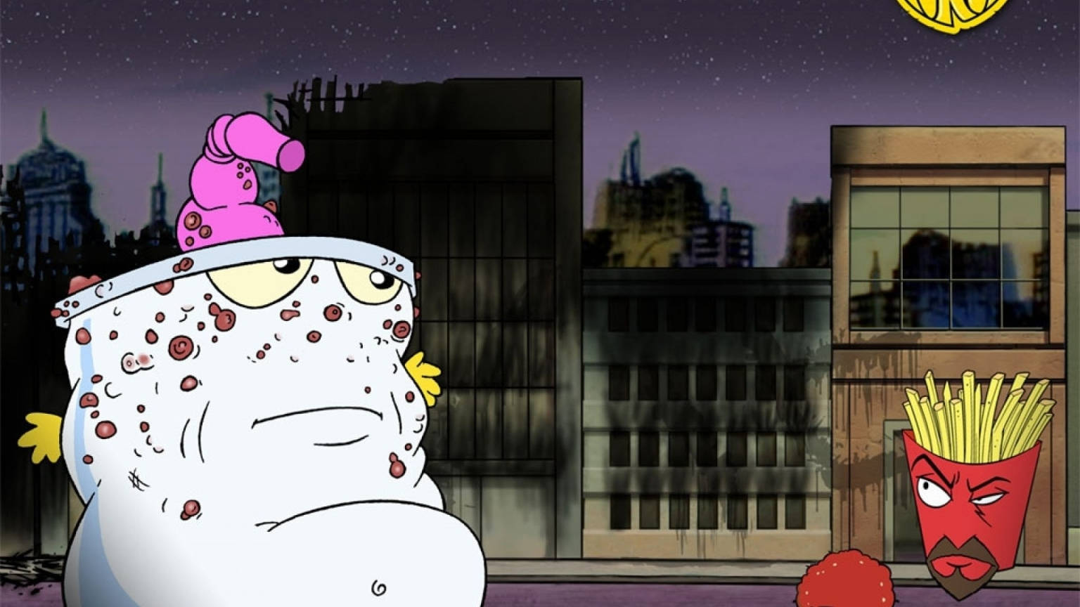 Aqua Teen Hunger Force Dirty Master Shake Wallpaper