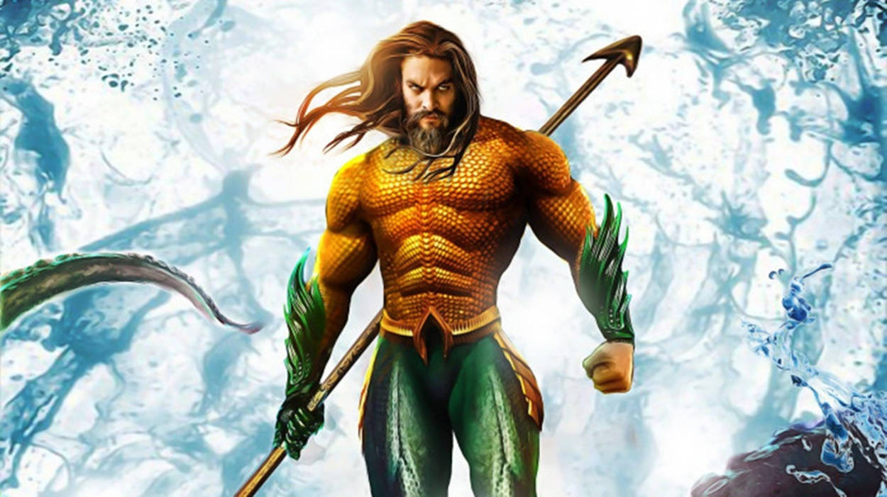 Aquaman In Suit Movie Wallpaper